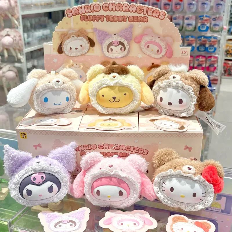 Подлинные персонажи Sanrio, пушистый плюшевый мишка серии, подвеска в виде слепых коробок, мелодия, Hellokitty Pochacco Kuromi, коллекция подвесок в виде медведя
Подлинные персонажи Sanrio, пушистый плюшевый мишка серии, подвеска в виде слепых коробок, мелодия, Hellokitty Pochacco Kuromi, коллекция подвесок в виде медведя