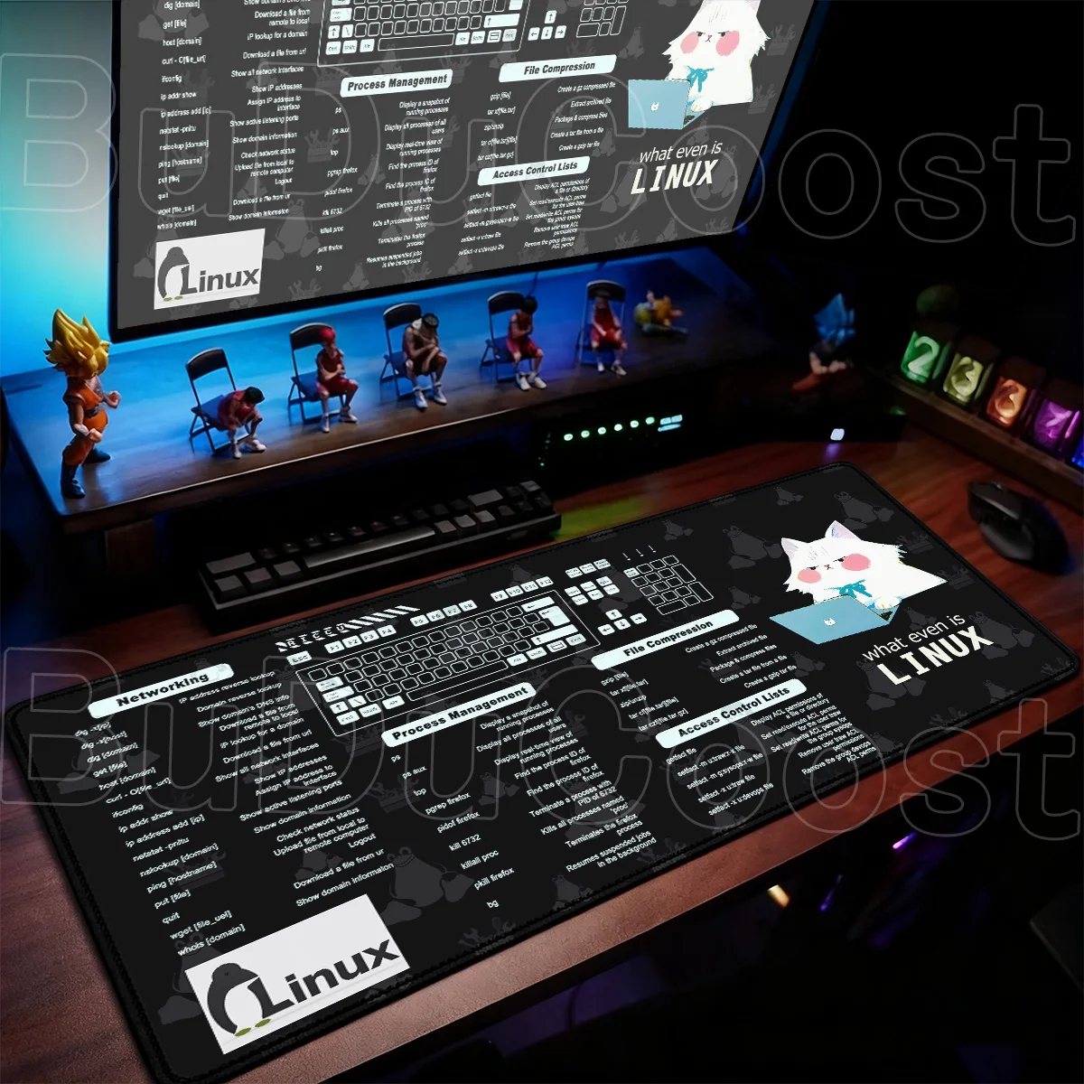 Large Programmer Rubber Mats HD Printing Non-Slip Rug 900x400mm Black Linux Commands Line Shortcuts Mouse Pad Office Accessories
Large Programmer Rubber Mats HD Printing Non-Slip Rug 900x400mm Black Linux Commands Line Shortcuts Mouse Pad Office Accessories