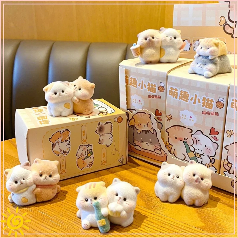 Cute Kitty Peep-Peep Series Of Adorable Blind Box Decorative Items With Magnetic Animal Dolls For Decoration And Collection Gift
Cute Kitty Peep-Peep Series Of Adorable Blind Box Decorative Items With Magnetic Animal Dolls For Decoration And Collection Gift