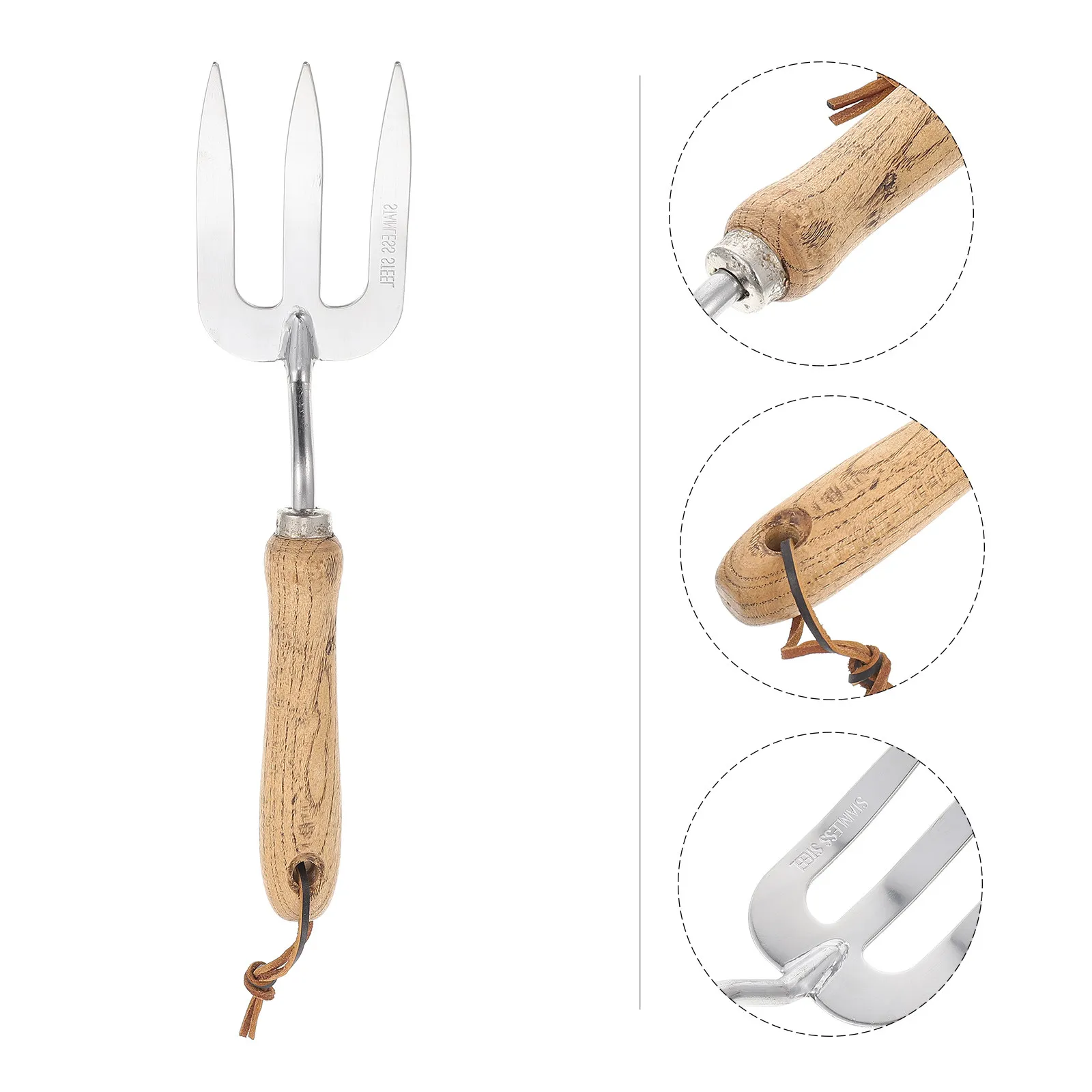 Strong Garden Hand Shovel Three-Tooth Fork Wear Resistant Multipurpose Gardening Fork for Planting Weeding Bonsai Transplanting
Strong Garden Hand Shovel Three-Tooth Fork Wear Resistant Multipurpose Gardening Fork for Planting Weeding Bonsai Transplanting