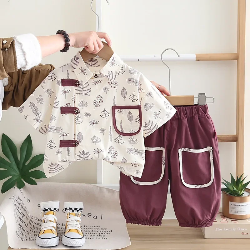 New Summer Baby Boys Clothes Suit Children Shirt Shorts 2Pcs/Sets Infant Clothing Toddler Casual Cotton Costume Kids Tracksuits
New Summer Baby Boys Clothes Suit Children Shirt Shorts 2Pcs/Sets Infant Clothing Toddler Casual Cotton Costume Kids Tracksuits