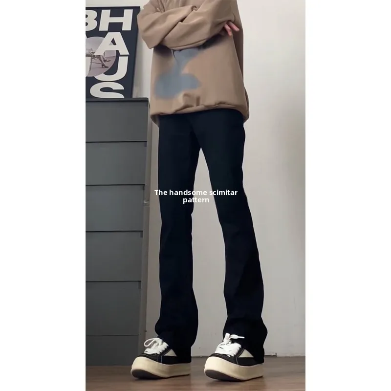 Bla High Waist Slim Fit Men's Jeans Knife Straight Leg Youthful Trendy Wear Resistant Micro Flared Pants American High...
Bla High Waist Slim Fit Men's Jeans Knife Straight Leg Youthful Trendy Wear Resistant Micro Flared Pants American High...
