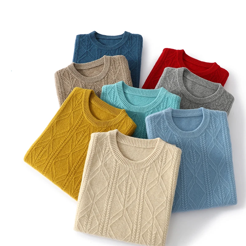 Свитер из 100% австралийской чистой шерсти, мужской жилет, осень-зима, толстый свободный теплый жилет с круглым вырезом, повседневный деловой базовый вязаный свитер
Свитер из 100% австралийской чистой шерсти, мужской жилет, осень-зима, толстый свободный теплый жилет с круглым вырезом, повседневный деловой базовый вязаный свитер