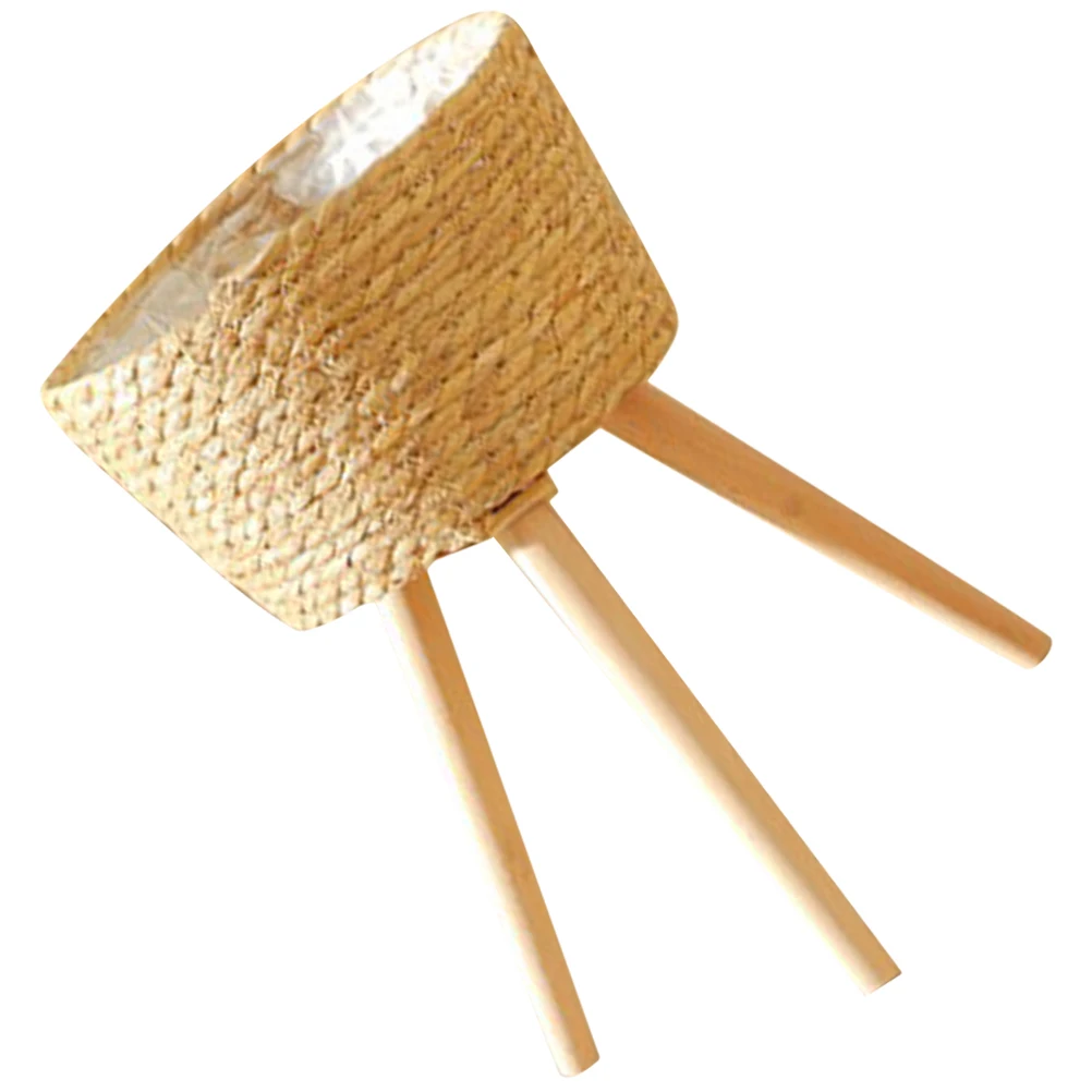 Wooden Plant Stand Woven Basket Planter Rack 18cm Pot Diameter Decor Flower Pot Holder
Wooden Plant Stand Woven Basket Planter Rack 18cm Pot Diameter Decor Flower Pot Holder