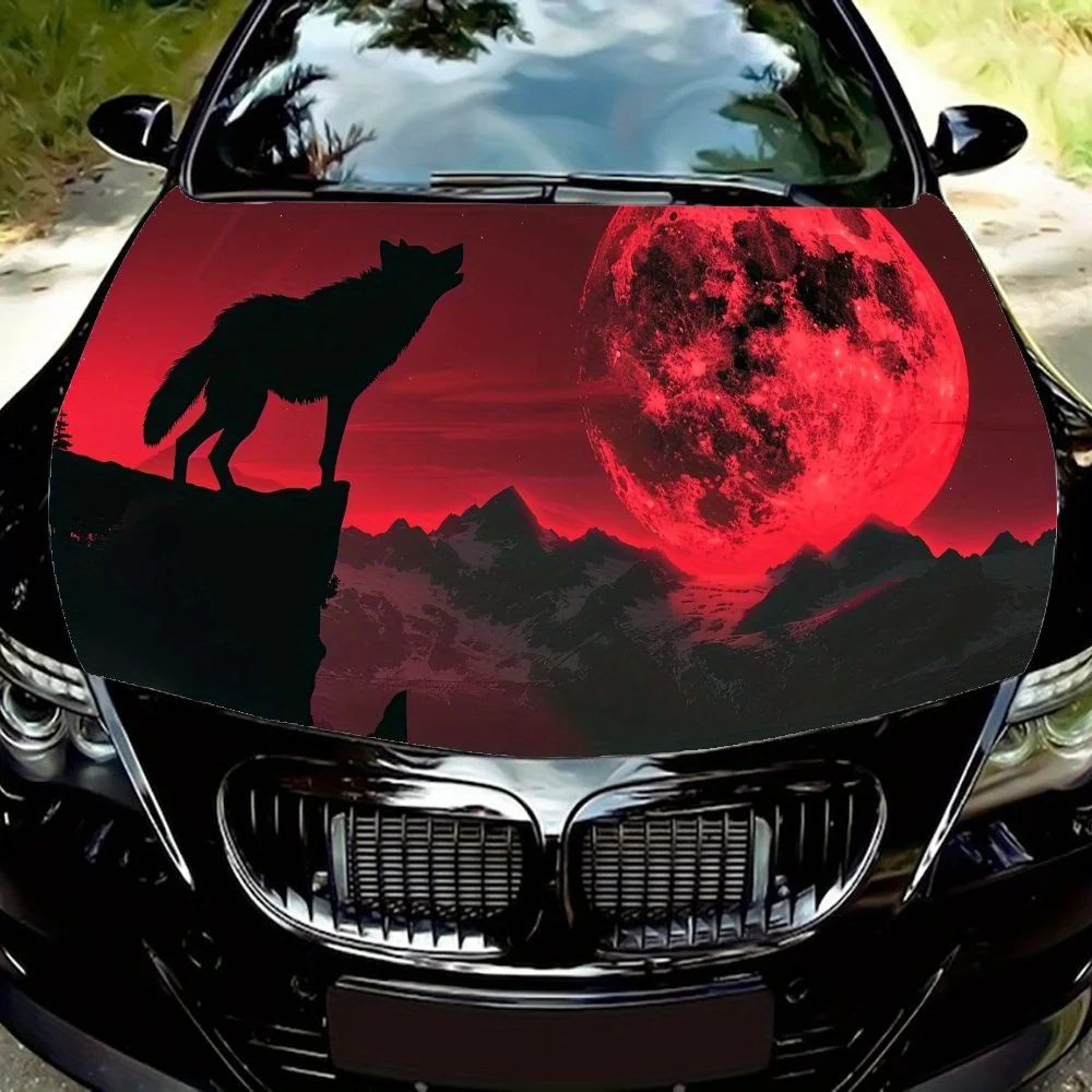 Night Wolf Howling Car Hood Sticker - Strong PVC Material, Waterproof and Scratch-resistant, Giving The Vehicle A Mysterious Atm
Night Wolf Howling Car Hood Sticker - Strong PVC Material, Waterproof and Scratch-resistant, Giving The Vehicle A Mysterious Atm
