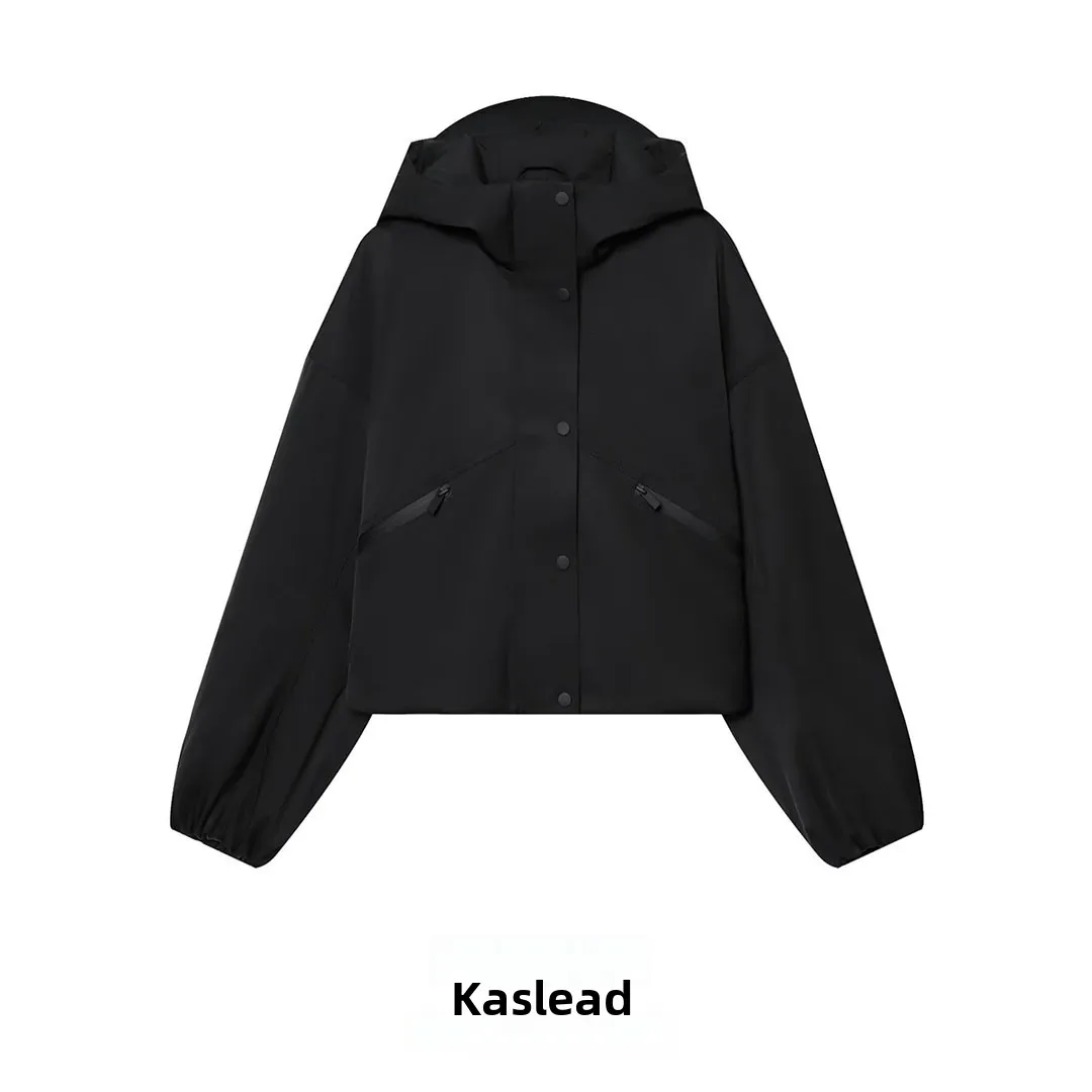 KASLEAD New Women's Faionable Hooded Waterproof Windproof Jaet Casual Sle Polyester Fiber Long Sve ort Coat
KASLEAD New Women's Faionable Hooded Waterproof Windproof Jaet Casual Sle Polyester Fiber Long Sve ort Coat
