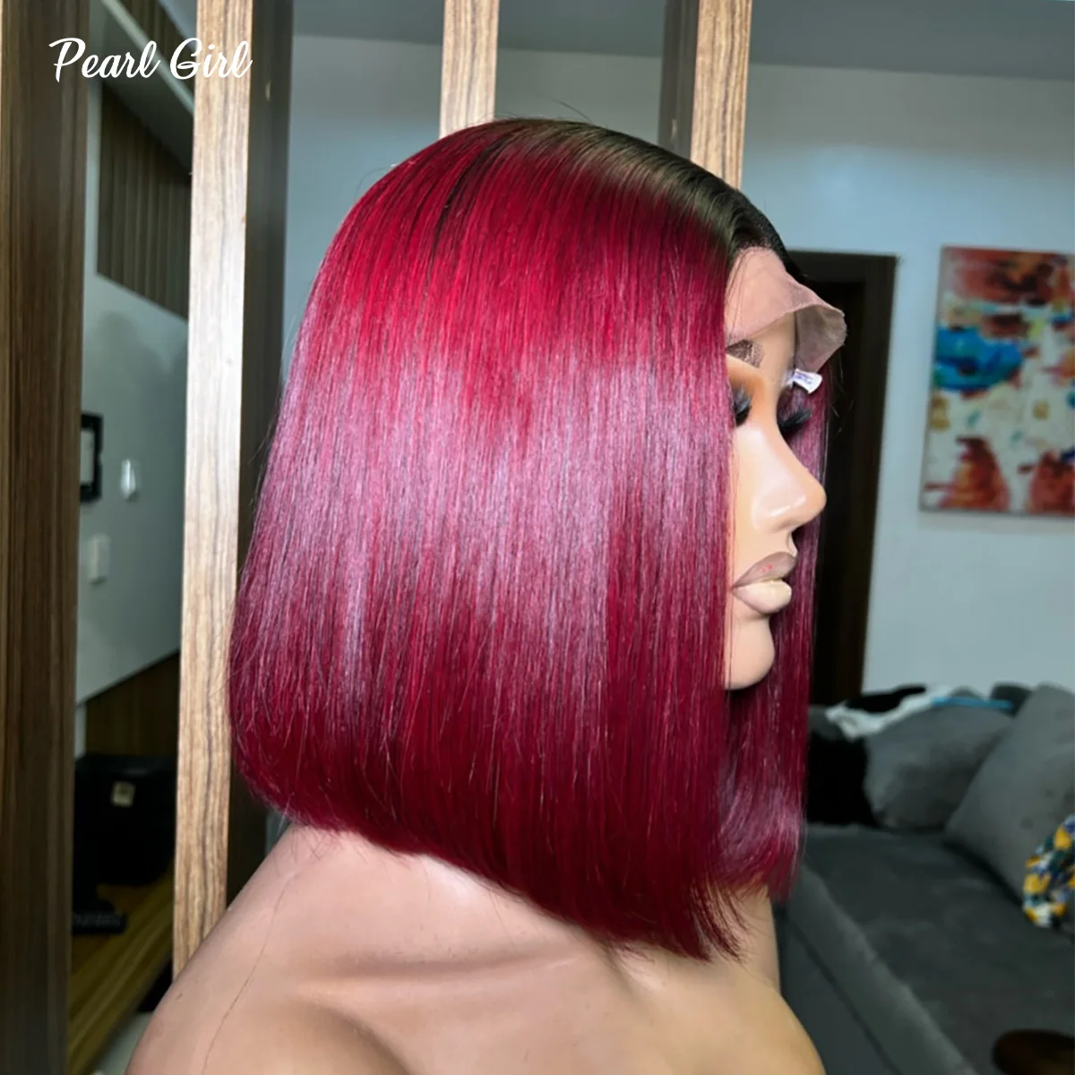 Super Double Drawn Ombre Burgundy Straight Bob Wigs Human Hair 13x6 13x4 Wine Color with Dark Roots Bob 4x4 5x5 2x6 Closure Bob
Super Double Drawn Ombre Burgundy Straight Bob Wigs Human Hair 13x6 13x4 Wine Color with Dark Roots Bob 4x4 5x5 2x6 Closure Bob