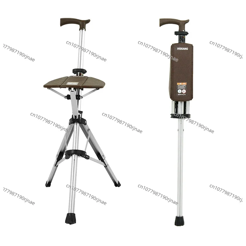 High Quality Aluminum Alloy Foldable Walking Cane Stick With Seat Adjustable Elderly Crutch Chair With Stool
High Quality Aluminum Alloy Foldable Walking Cane Stick With Seat Adjustable Elderly Crutch Chair With Stool