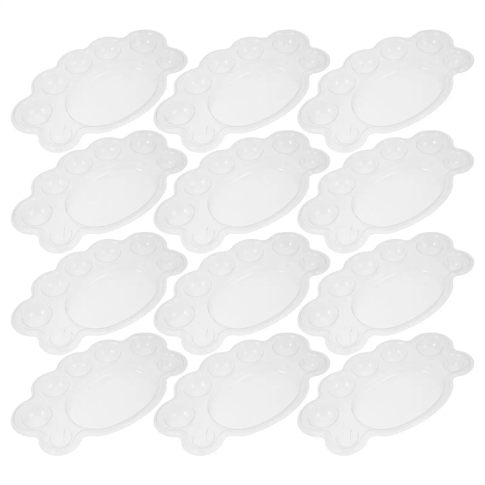 50 Pcs Palette Mixing Trays Diy Paint Trays Kids Foot Shaped Watercolor Painting Supplies Transparent Plastic Craft
50 Pcs Palette Mixing Trays Diy Paint Trays Kids Foot Shaped Watercolor Painting Supplies Transparent Plastic Craft