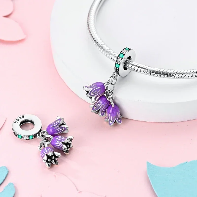 Silver 925 Multicolor Tulip Rose Daisy Sunflower Charm Beads Colorful Flower Pendants Fit Original Bracelet DIY Jewelry Gift
Silver 925 Multicolor Tulip Rose Daisy Sunflower Charm Beads Colorful Flower Pendants Fit Original Bracelet DIY Jewelry Gift