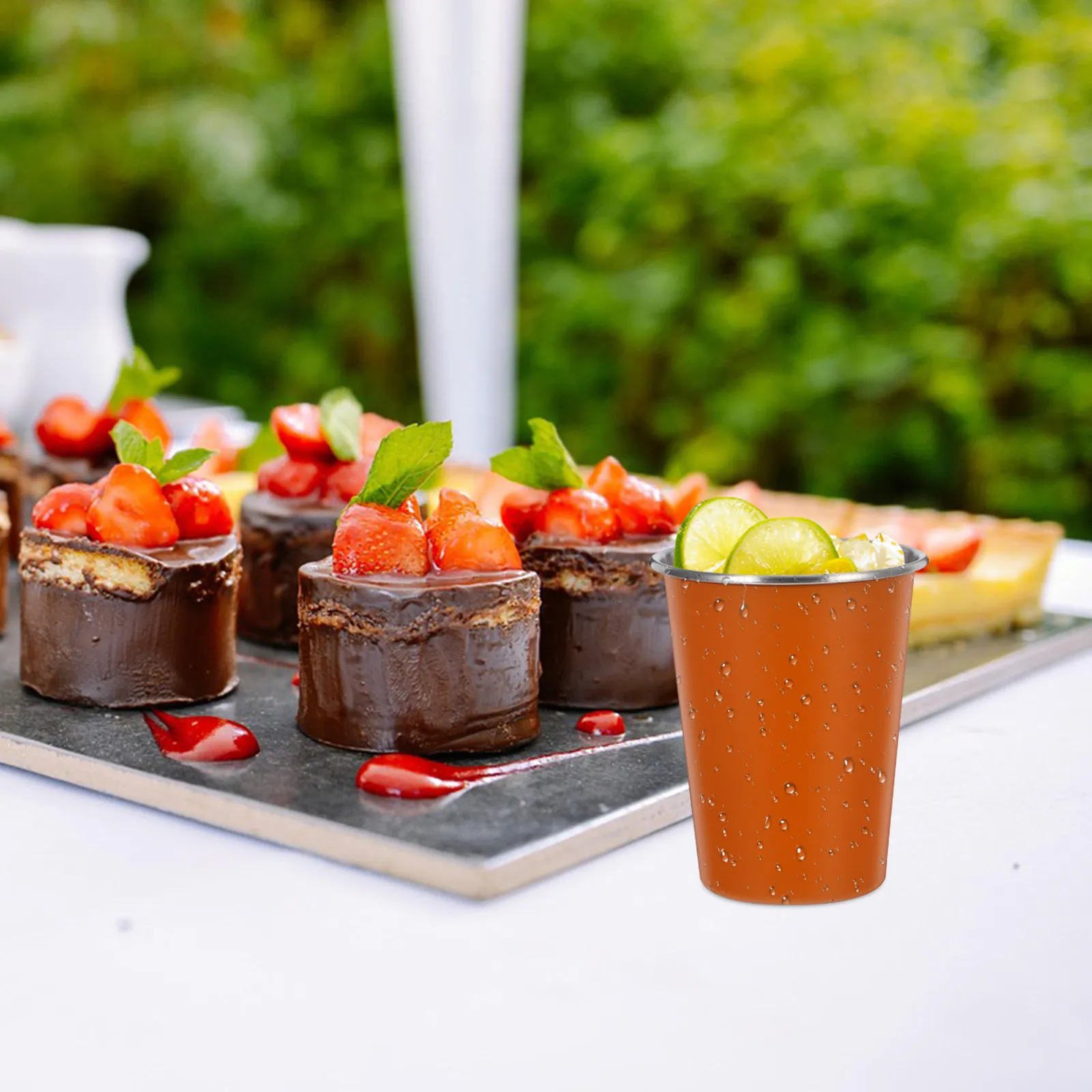 Stainless Steel Cup Single-Layer Portable Outdoor Drinking Mug for Coffee Travel Camping Metal Cup for Hot Cold Drinks
Stainless Steel Cup Single-Layer Portable Outdoor Drinking Mug for Coffee Travel Camping Metal Cup for Hot Cold Drinks