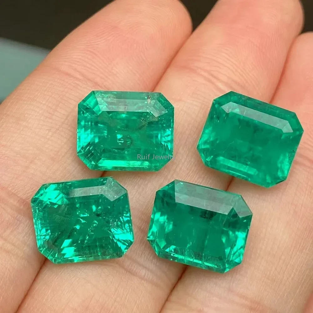 Ruif Hydrothermal Method Columbia Color Emerald Cut Lab Grown Emerald with Inclusion for Fine Jewelry Making AGL Certificate
Ruif Hydrothermal Method Columbia Color Emerald Cut Lab Grown Emerald with Inclusion for Fine Jewelry Making AGL Certificate