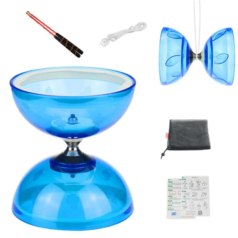Diabolo Freizeitsport Juggling Set Pro Clear Turquoise with LED Kit for LED Light Effects Includes Handsticks toy for adult kids
Diabolo Freizeitsport Juggling Set Pro Clear Turquoise with LED Kit for LED Light Effects Includes Handsticks toy for adult kids