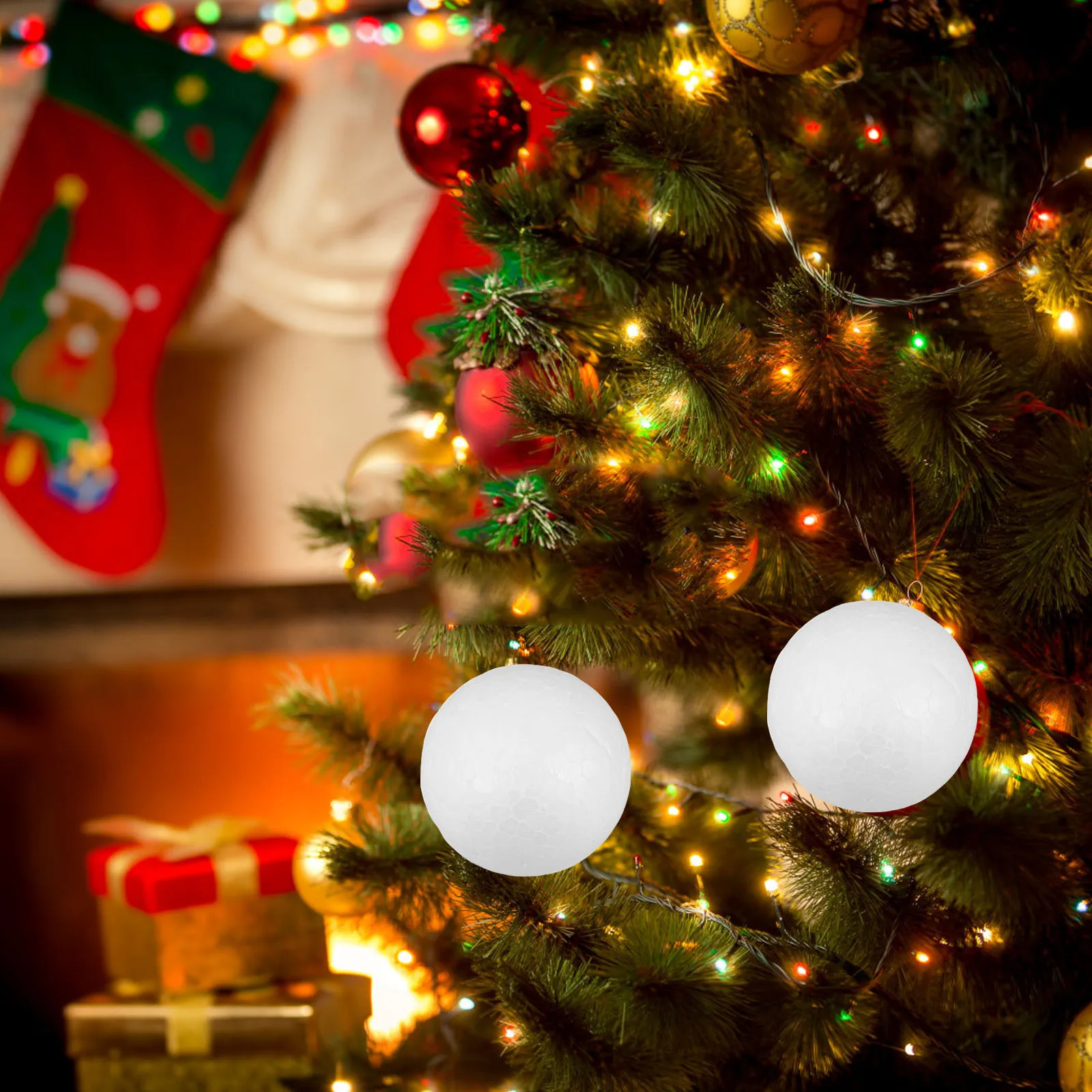 10 Pcs White 4cm Polystyrene Balls for Christmas Craft Decoration DIY Ornaments Foam Solid spheres Activities
10 Pcs White 4cm Polystyrene Balls for Christmas Craft Decoration DIY Ornaments Foam Solid spheres Activities
