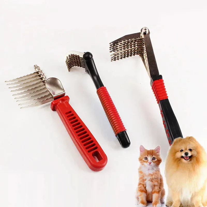 Professional Dematting Brush for Dogs and Cats Gentle Pet Grooming Tool Removes Knots Matted Fur and Tangles Safely with Open
Professional Dematting Brush for Dogs and Cats Gentle Pet Grooming Tool Removes Knots Matted Fur and Tangles Safely with Open