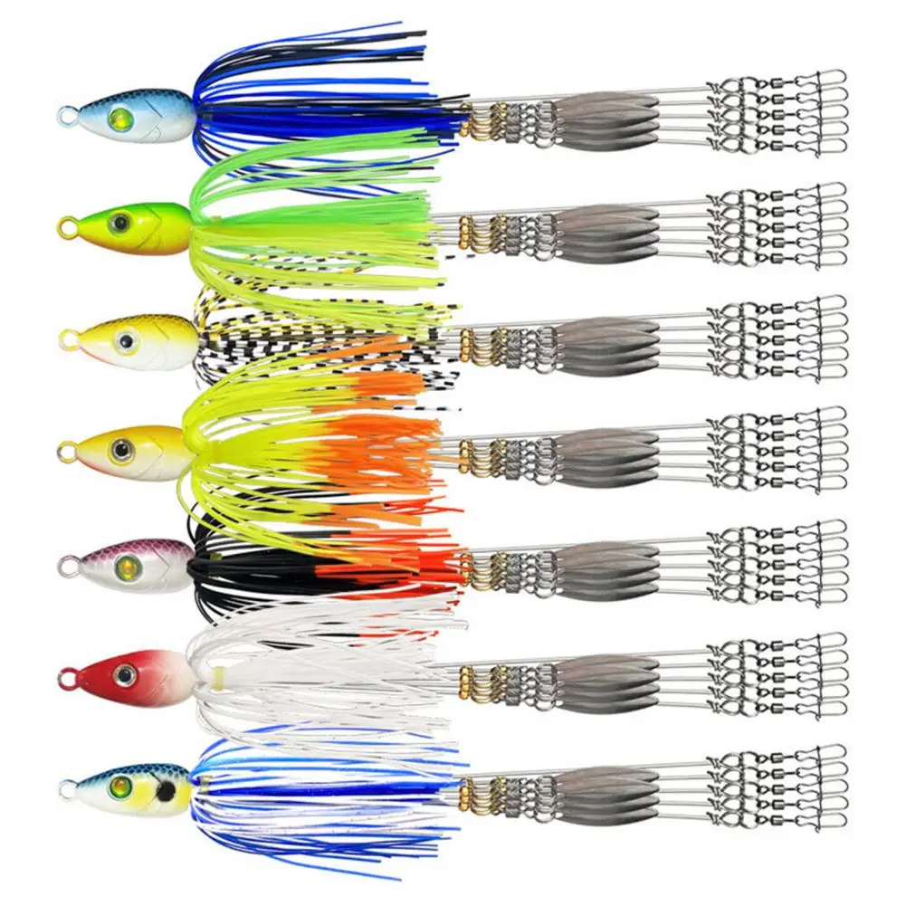 Spinner Fishing Lure Artificial Umbrella Rig Fishing Lure Vibrant Color Portable Spinner Bass Bait Fishing Accessories
Spinner Fishing Lure Artificial Umbrella Rig Fishing Lure Vibrant Color Portable Spinner Bass Bait Fishing Accessories