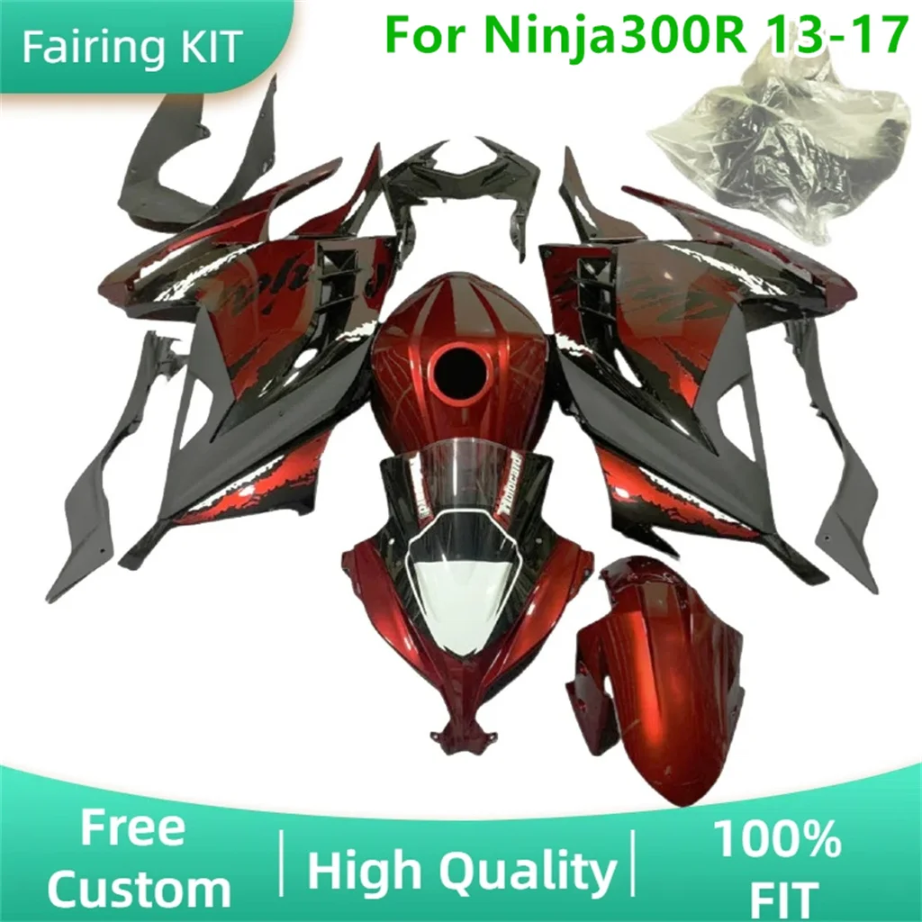 High Grade Motorcycle Fairings kit for Kawasaki Ninja-300R 13 14 15 16 17 EX300R 2013-2015 2016 2017 Repair Aftermarket Parts
High Grade Motorcycle Fairings kit for Kawasaki Ninja-300R 13 14 15 16 17 EX300R 2013-2015 2016 2017 Repair Aftermarket Parts