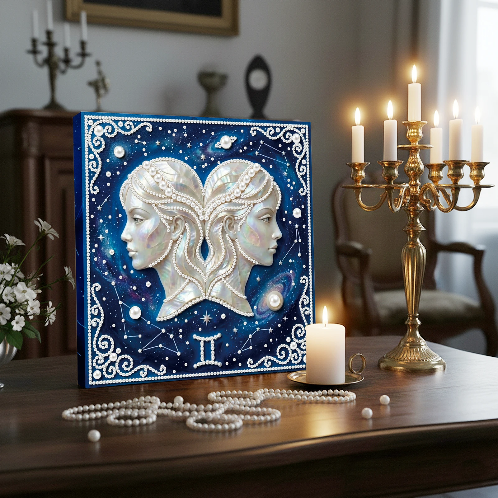 DIY Constellation Pearl Dot Painting for Adults Beginners Gift Idea Home Wall Decor Pearl Art Painting 25x25cm With Frame
DIY Constellation Pearl Dot Painting for Adults Beginners Gift Idea Home Wall Decor Pearl Art Painting 25x25cm With Frame