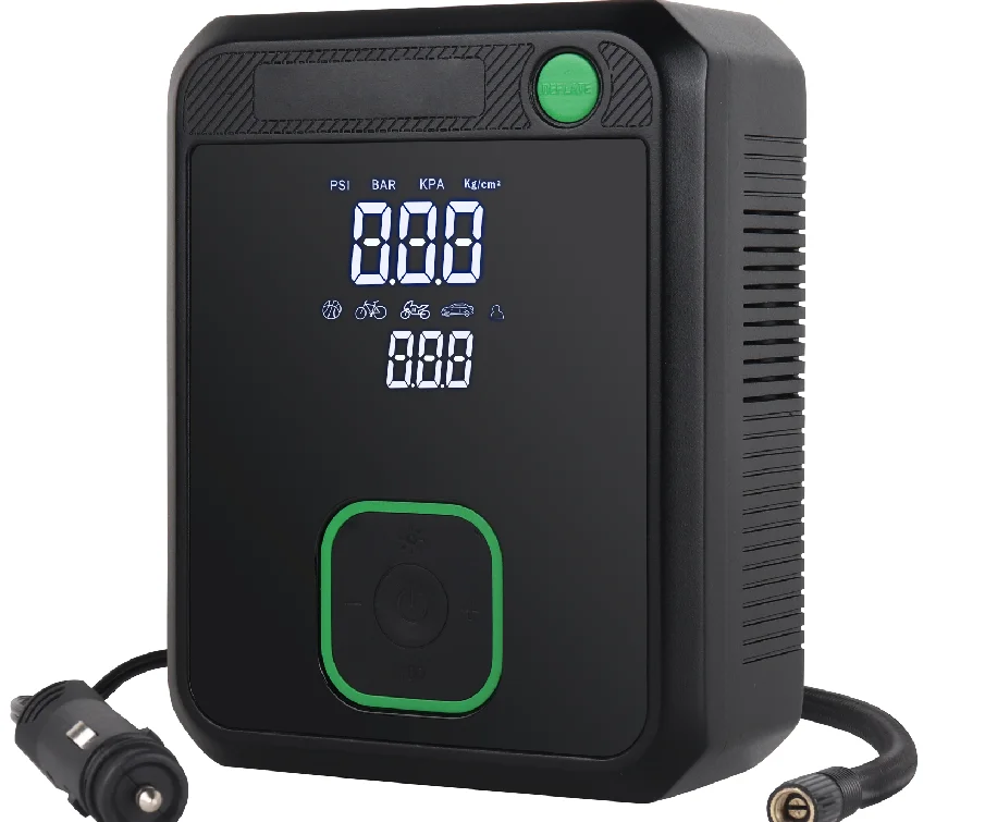DC12V Air Compressor Tire Inflator With LED Light For Car
DC12V Air Compressor Tire Inflator With LED Light For Car