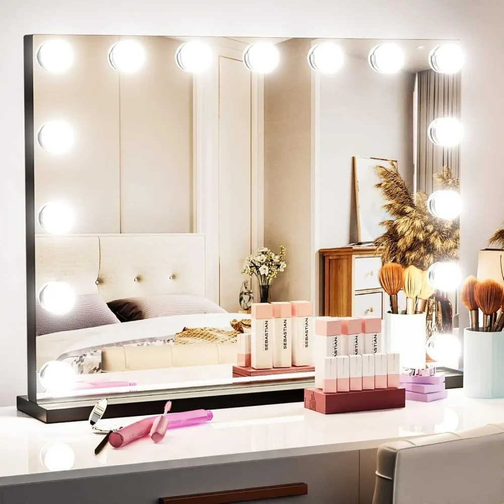 15 LED Dimmable Vanity Mirror with 10X Magnifying Glass, USB Port, Touch Control & Wall Mount
15 LED Dimmable Vanity Mirror with 10X Magnifying Glass, USB Port, Touch Control & Wall Mount