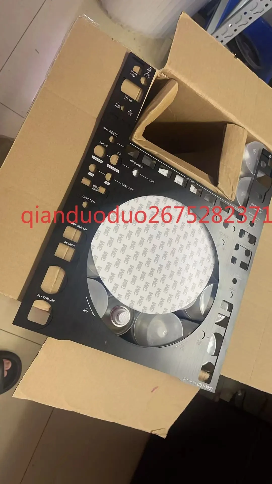Disc player CDJ2000NXS2 CDJ3000 panel, aluminum alloy
Disc player CDJ2000NXS2 CDJ3000 panel, aluminum alloy