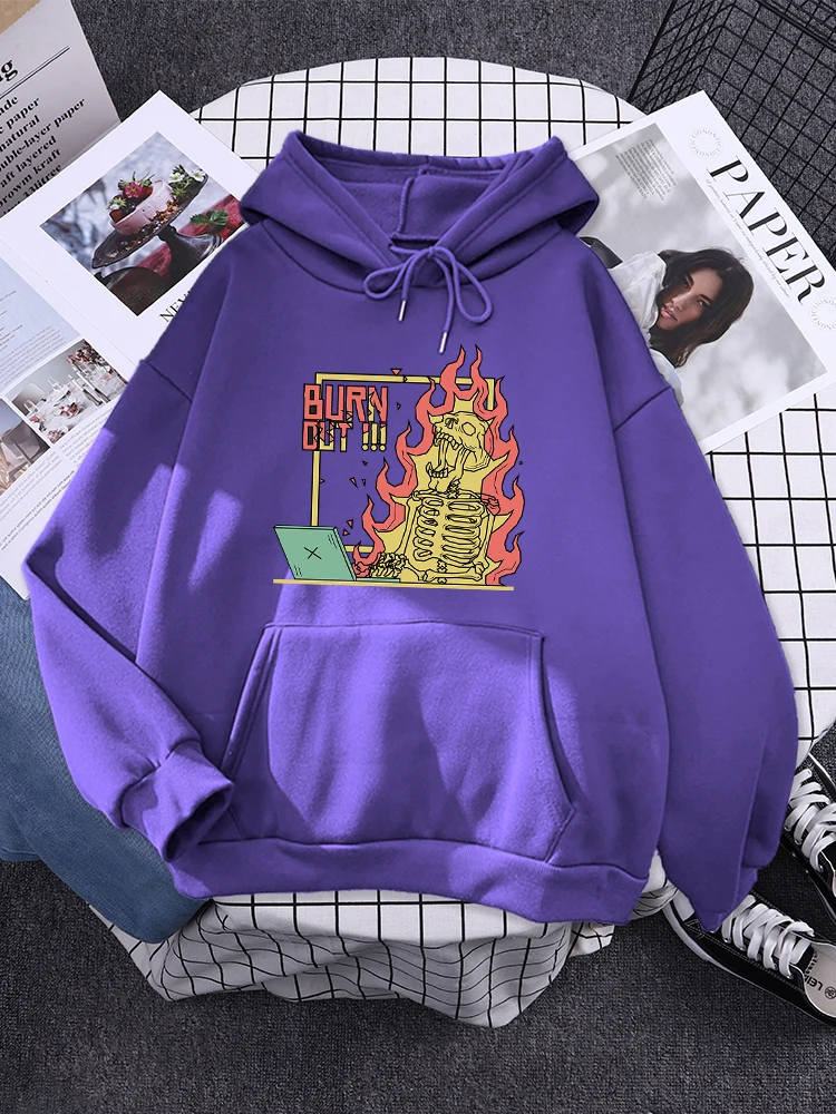 Over Workin Make HuWoman Burn Out Print Hoodie Women Autumn Fashion Streetwear Pocket Loose Clothing Fleece Hoody For Female
Over Workin Make HuWoman Burn Out Print Hoodie Women Autumn Fashion Streetwear Pocket Loose Clothing Fleece Hoody For Female