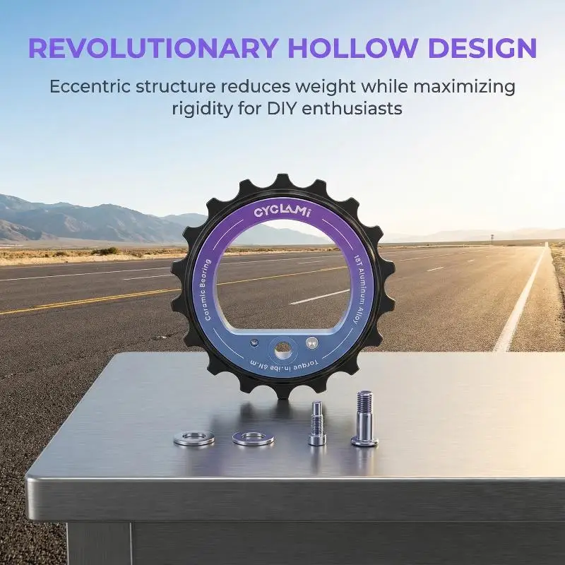 Bicycle Rear Derailleur Hollow Eccentric Pulley Wheel 18T Bearing Upgrade Kit For R8000 R7000 DIY Road Bike Crankset Easy to Use
Bicycle Rear Derailleur Hollow Eccentric Pulley Wheel 18T Bearing Upgrade Kit For R8000 R7000 DIY Road Bike Crankset Easy to Use