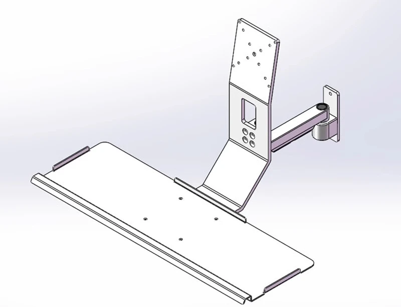 Silver aluminum alloy monitor keyboard integrated computer monitor bracket wall hanging
Silver aluminum alloy monitor keyboard integrated computer monitor bracket wall hanging
