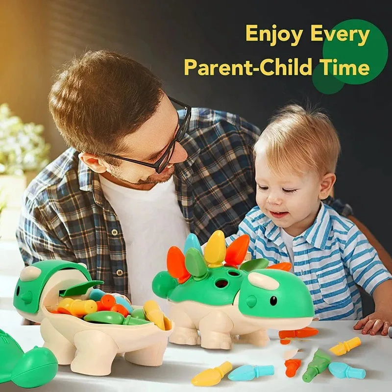 Dinosaur Puzzle Building Blocks Toy For Toddlers Focus Training Early Learning Educational Sensory Interactive Gift
Dinosaur Puzzle Building Blocks Toy For Toddlers Focus Training Early Learning Educational Sensory Interactive Gift