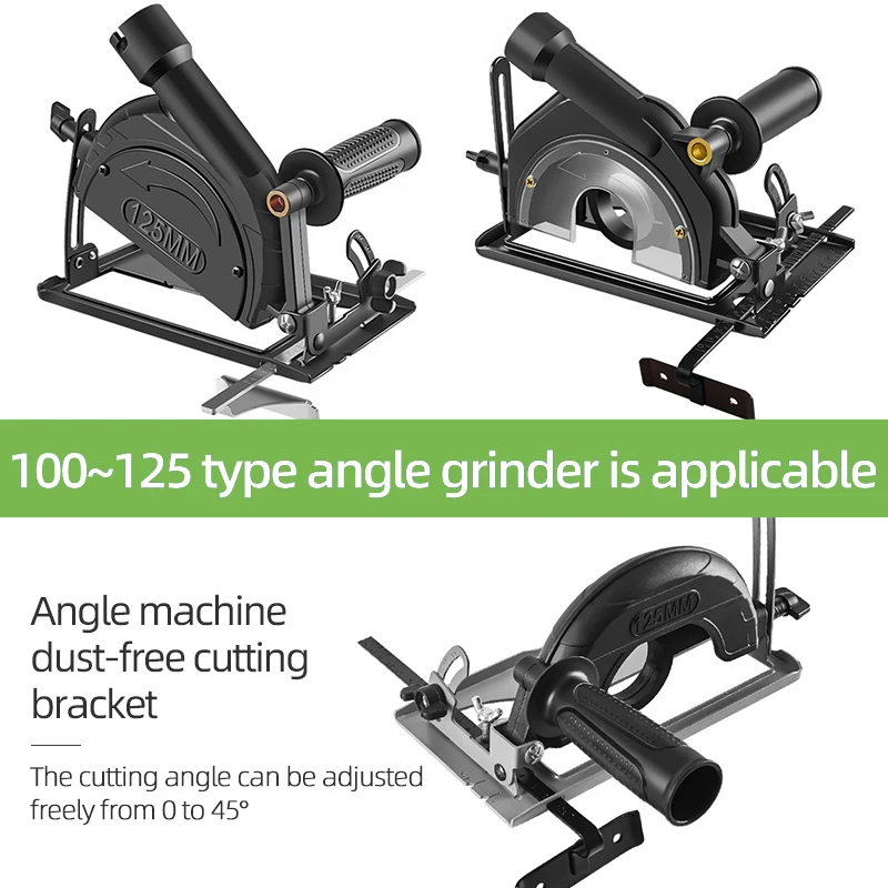 Hand Angle Grinder Converter To Cutter 40mm Depth Grinder Bracket Cutting Woodworking Table Tool with Guide Ruler Adjustable
Hand Angle Grinder Converter To Cutter 40mm Depth Grinder Bracket Cutting Woodworking Table Tool with Guide Ruler Adjustable