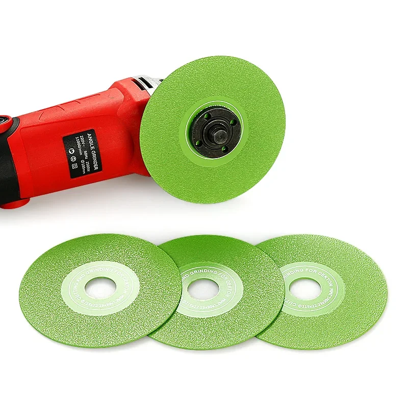 Ultrathin Diamond Cutting Disc for Glass Ceramic Tile Marble Jade Brazed Saw Blade Grinding Wheel for Angle Grinder 115x22x1.2MM
Ultrathin Diamond Cutting Disc for Glass Ceramic Tile Marble Jade Brazed Saw Blade Grinding Wheel for Angle Grinder 115x22x1.2MM