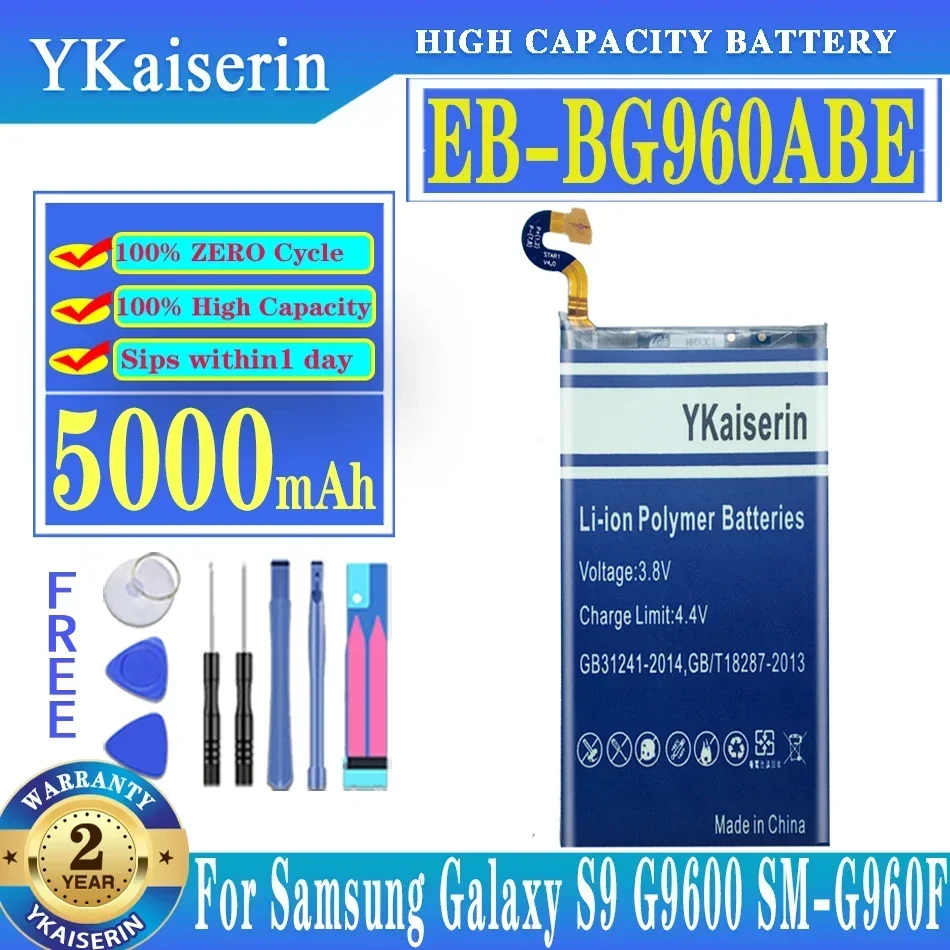 Аккумулятор EB-BG960ABE емкостью 5000 мАч для Samsung GALAXY S9 G9600 G960F SM-G960 Batteria + трек-код
Аккумулятор EB-BG960ABE емкостью 5000 мАч для Samsung GALAXY S9 G9600 G960F SM-G960 Batteria + трек-код