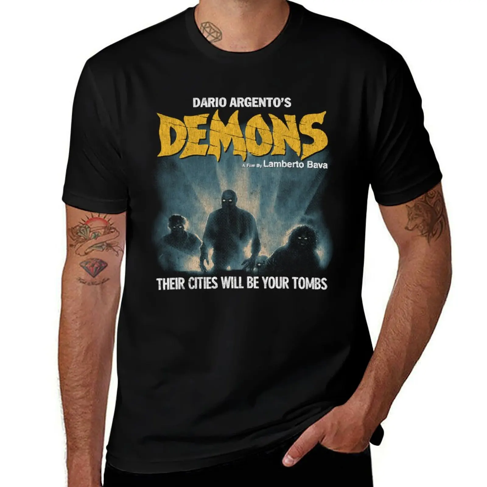 Demons, Dario Argento, Italian Horror, Giallo T-Shirt t shirts for man cotton cotton t shirts man 100% T-shirt
Demons, Dario Argento, Italian Horror, Giallo T-Shirt t shirts for man cotton cotton t shirts man 100% T-shirt