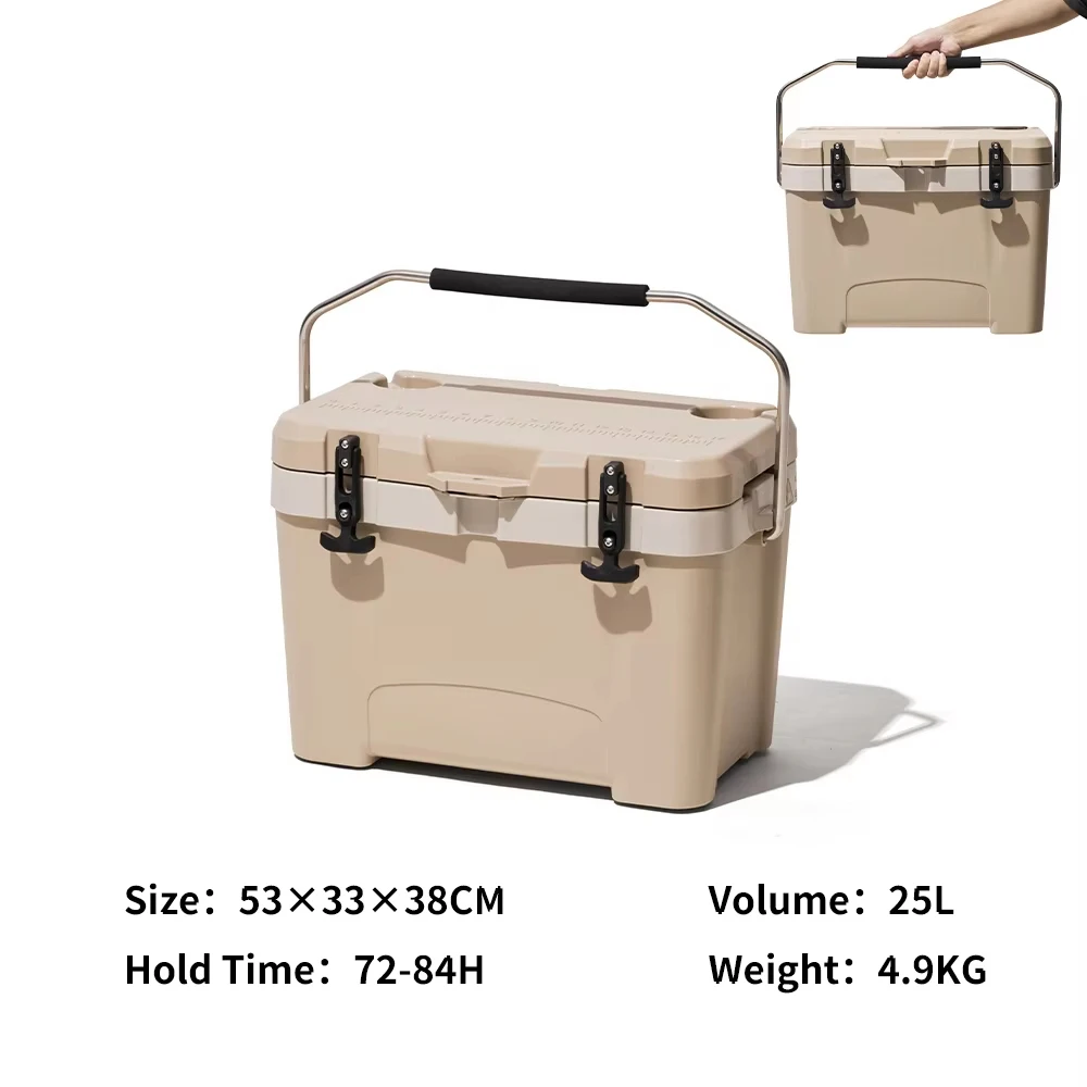 Portable 25L Insulated Cooler for Camping Barbecues Large Capacity Car Refrigerator for Outdoor Food Storage Picnics Travel 
Portable 25L Insulated Cooler for Camping Barbecues Large Capacity Car Refrigerator for Outdoor Food Storage Picnics Travel