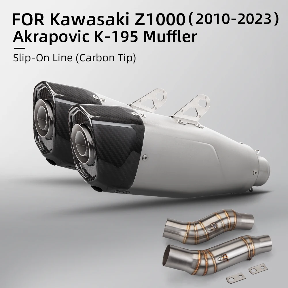 Motorcycles exhaust K195 Slip On Line (Carbon tip) for z1000 z1000sx 2010-2023
Motorcycles exhaust K195 Slip On Line (Carbon tip) for z1000 z1000sx 2010-2023