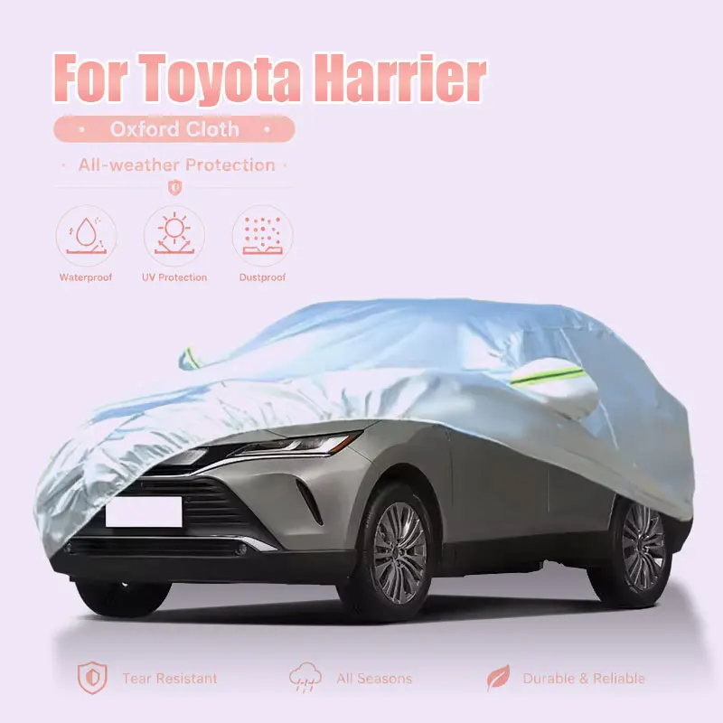 For Toyota Harrier Full Car Cover Reflective Strips Waterproof Snowproof Dustproof UV Protection Exterior Accessories
For Toyota Harrier Full Car Cover Reflective Strips Waterproof Snowproof Dustproof UV Protection Exterior Accessories