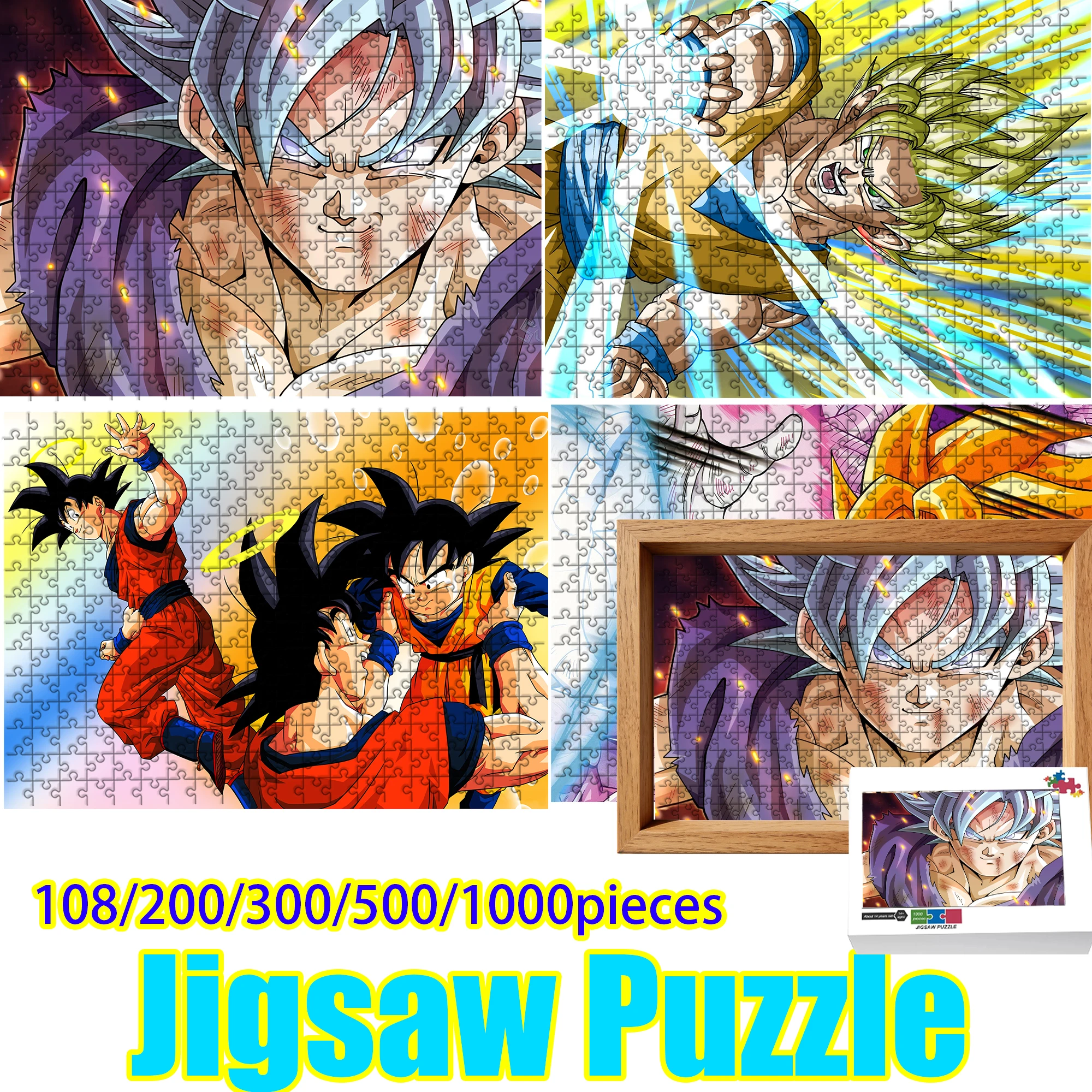Деревянный пазл Dragon Ball Goku Super Saiyan, 108/200/300/500/1000 деталей, высококачественный подарок на день рождения
Деревянный пазл Dragon Ball Goku Super Saiyan, 108/200/300/500/1000 деталей, высококачественный подарок на день рождения