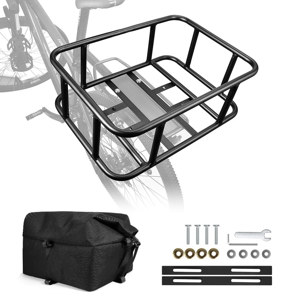 Waterproof Bicycle Rear Basket With Liner Reinforced Frame Rear Removable Bicycle Basket For Mountain Bike Cycling Accessories
Waterproof Bicycle Rear Basket With Liner Reinforced Frame Rear Removable Bicycle Basket For Mountain Bike Cycling Accessories