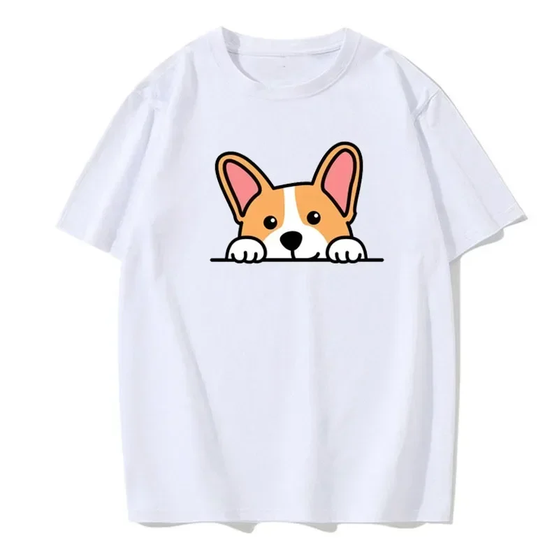 Cute Dog Corgi Print Summer Short-sleeved Casual Daily Versatile Women's Top Comfortable T-shirt Graphic T Shirts Personality
Cute Dog Corgi Print Summer Short-sleeved Casual Daily Versatile Women's Top Comfortable T-shirt Graphic T Shirts Personality
