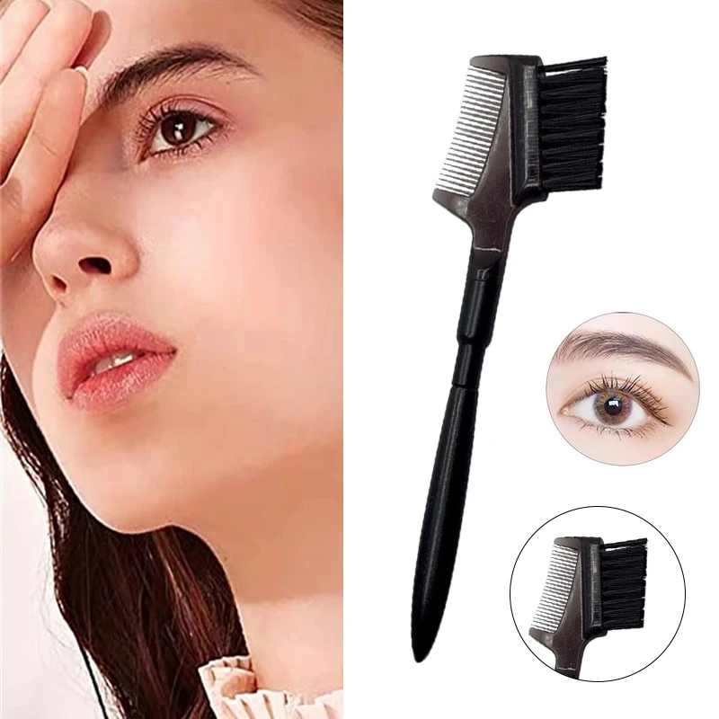 Oblique head eyebrow comb, plastic handle eyebrow brush, single makeup brush, makeup tool
Oblique head eyebrow comb, plastic handle eyebrow brush, single makeup brush, makeup tool