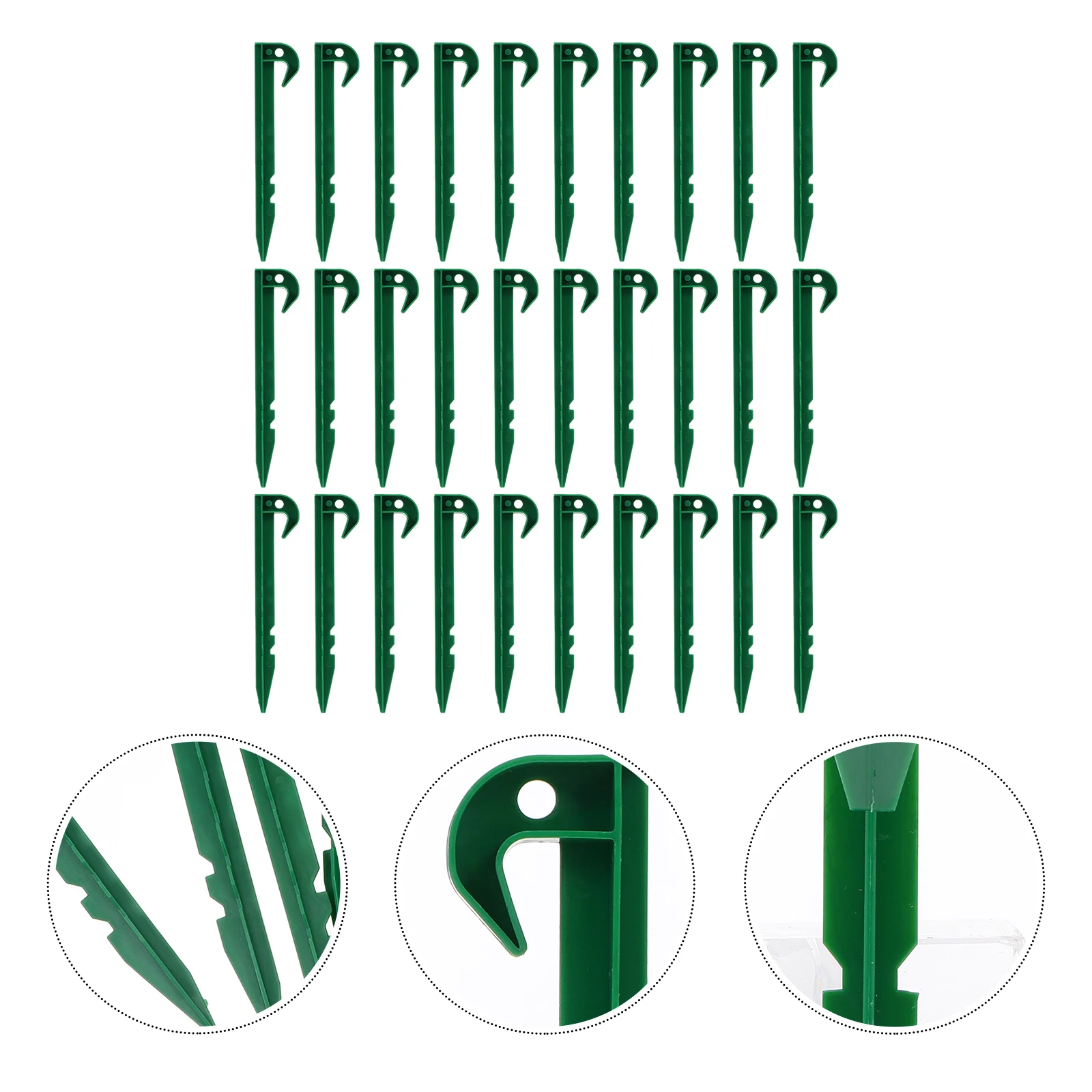 30pcs Plastic Garden Nails Ground Pegs Stakes Anchors Camping Hiking Fishing Outdoor Heavy Duty Beach Mud Grass
30pcs Plastic Garden Nails Ground Pegs Stakes Anchors Camping Hiking Fishing Outdoor Heavy Duty Beach Mud Grass