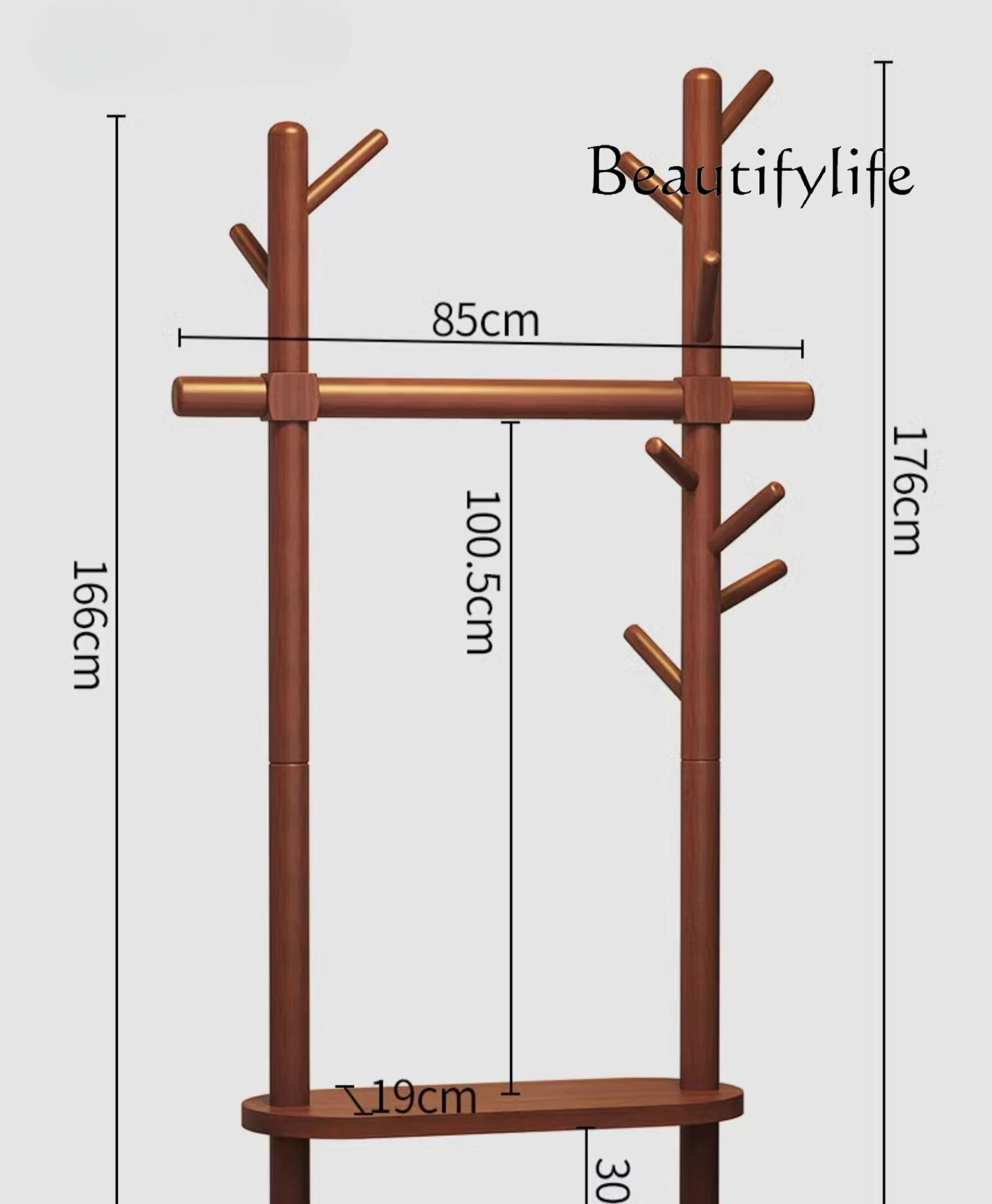 Solid wood hanger Floor-to-ceiling coat rack Bedroom household hanger Simple vertical door hanger
Solid wood hanger Floor-to-ceiling coat rack Bedroom household hanger Simple vertical door hanger
