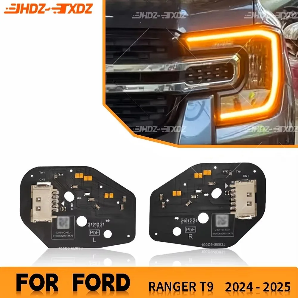 Amber Daytime Running Lights Headlight DRL LED Boards Light Source For Ford Ranger Raptor T9 XL XLT Lariat Wildtrak 2023-2025
Amber Daytime Running Lights Headlight DRL LED Boards Light Source For Ford Ranger Raptor T9 XL XLT Lariat Wildtrak 2023-2025
