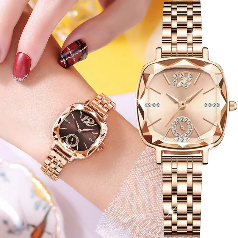 Luxury Waterproof Ladies Watch Stainless Steel Quartz Women's Watch Elegant Female Wristwatch High Quality Clock
Luxury Waterproof Ladies Watch Stainless Steel Quartz Women's Watch Elegant Female Wristwatch High Quality Clock