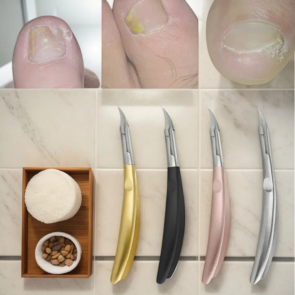 Nail Cutter Ingrown Nail Clippers - Stainless Steel Pedicure Cutter with Cuticle Scissors & Nipper
Nail Cutter Ingrown Nail Clippers - Stainless Steel Pedicure Cutter with Cuticle Scissors & Nipper