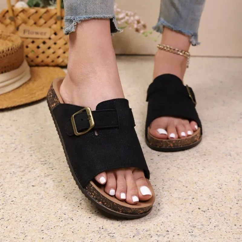 Fashion Slippers Non-Slip Thick Sole Wear-Resistant Soft Sole Comfortable Slip-On Casual Sandals Women
Fashion Slippers Non-Slip Thick Sole Wear-Resistant Soft Sole Comfortable Slip-On Casual Sandals Women