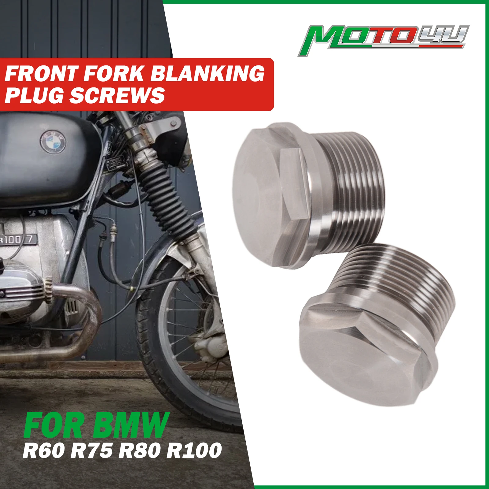 2PCS For BMW R60 R75 R80 R100 R80g/s Titanium M30*1.5 Front Fork Blanking Plug Screw Front Fork Cap Bolt Motorcycle Accessories
2PCS For BMW R60 R75 R80 R100 R80g/s Titanium M30*1.5 Front Fork Blanking Plug Screw Front Fork Cap Bolt Motorcycle Accessories