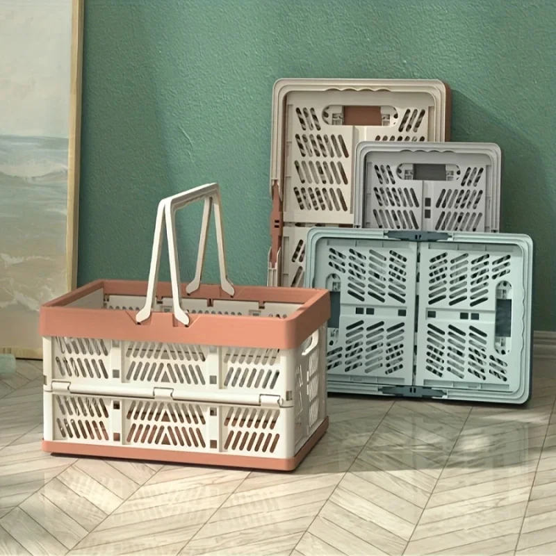 1pc Foldable Pastel Storage Basket Large Foldable Storage Box with Handle for Kitchen Living Room and Desktop Organization
1pc Foldable Pastel Storage Basket Large Foldable Storage Box with Handle for Kitchen Living Room and Desktop Organization