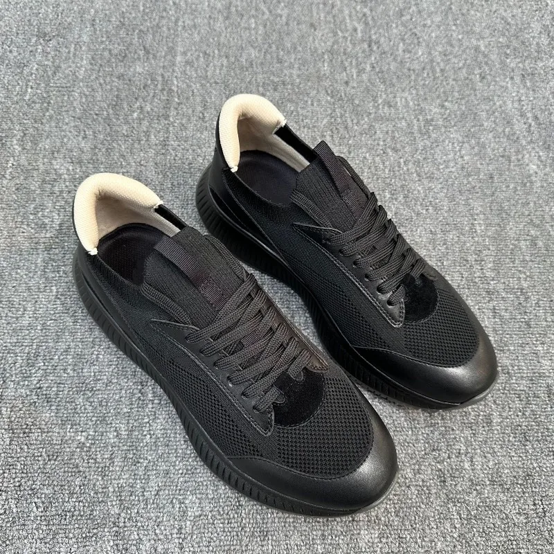 Spring men's thick-soled breathable casual shoes, mesh splicing sports shoes, heightening comfortable and versatile men's shoes
Spring men's thick-soled breathable casual shoes, mesh splicing sports shoes, heightening comfortable and versatile men's shoes