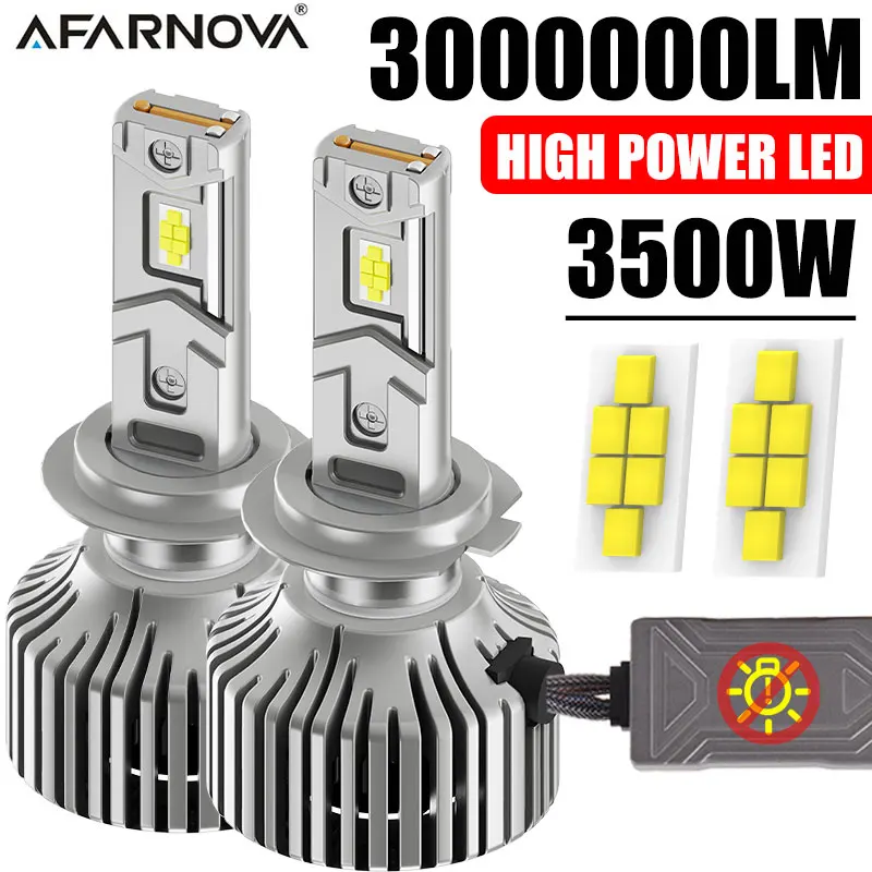 H7 LED Lights Bulbs 3500W High Power H11 H4 H1 Turbo Headlight 6000K 3000000LM 12V 24V CSP CHIPS H4 Car accessories For LED Car
H7 LED Lights Bulbs 3500W High Power H11 H4 H1 Turbo Headlight 6000K 3000000LM 12V 24V CSP CHIPS H4 Car accessories For LED Car
